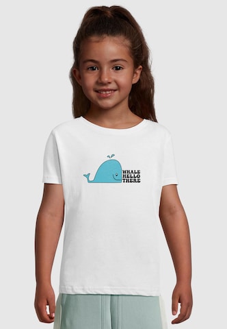 Merchcode Shirt 'Whale Hello There' in White: front