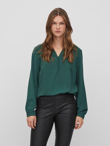 VILA - Blusa em verde: frente