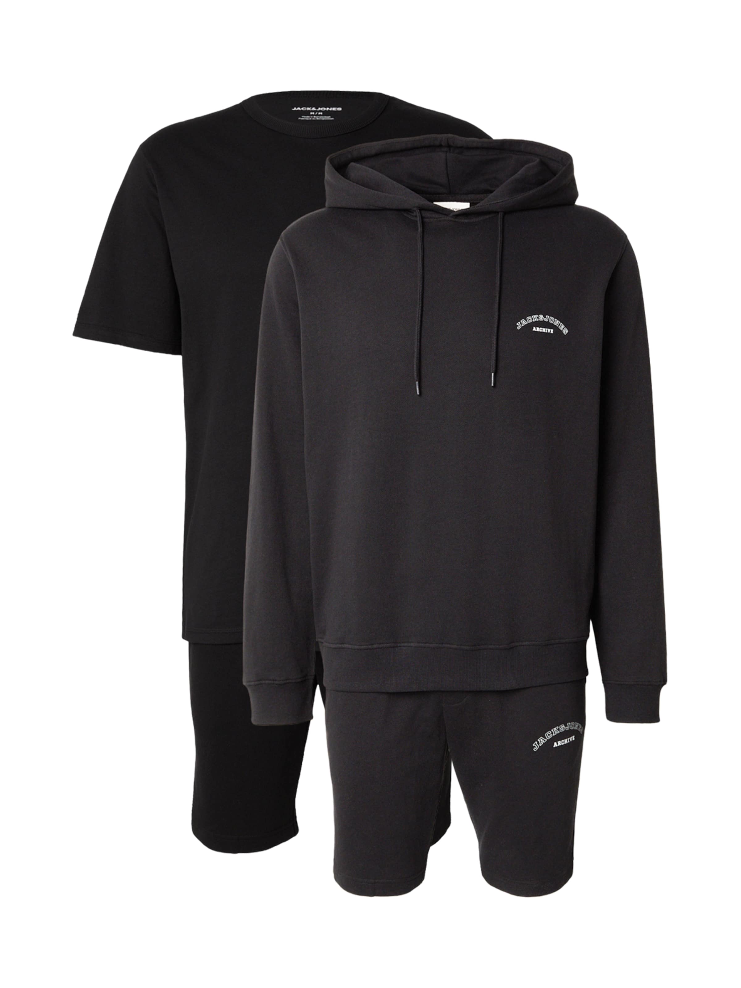 JACK & JONES Φόρμα τρεξίματος 'JJCOLLEGE' σε XS σε μαύρο, Άποψη προϊόντος