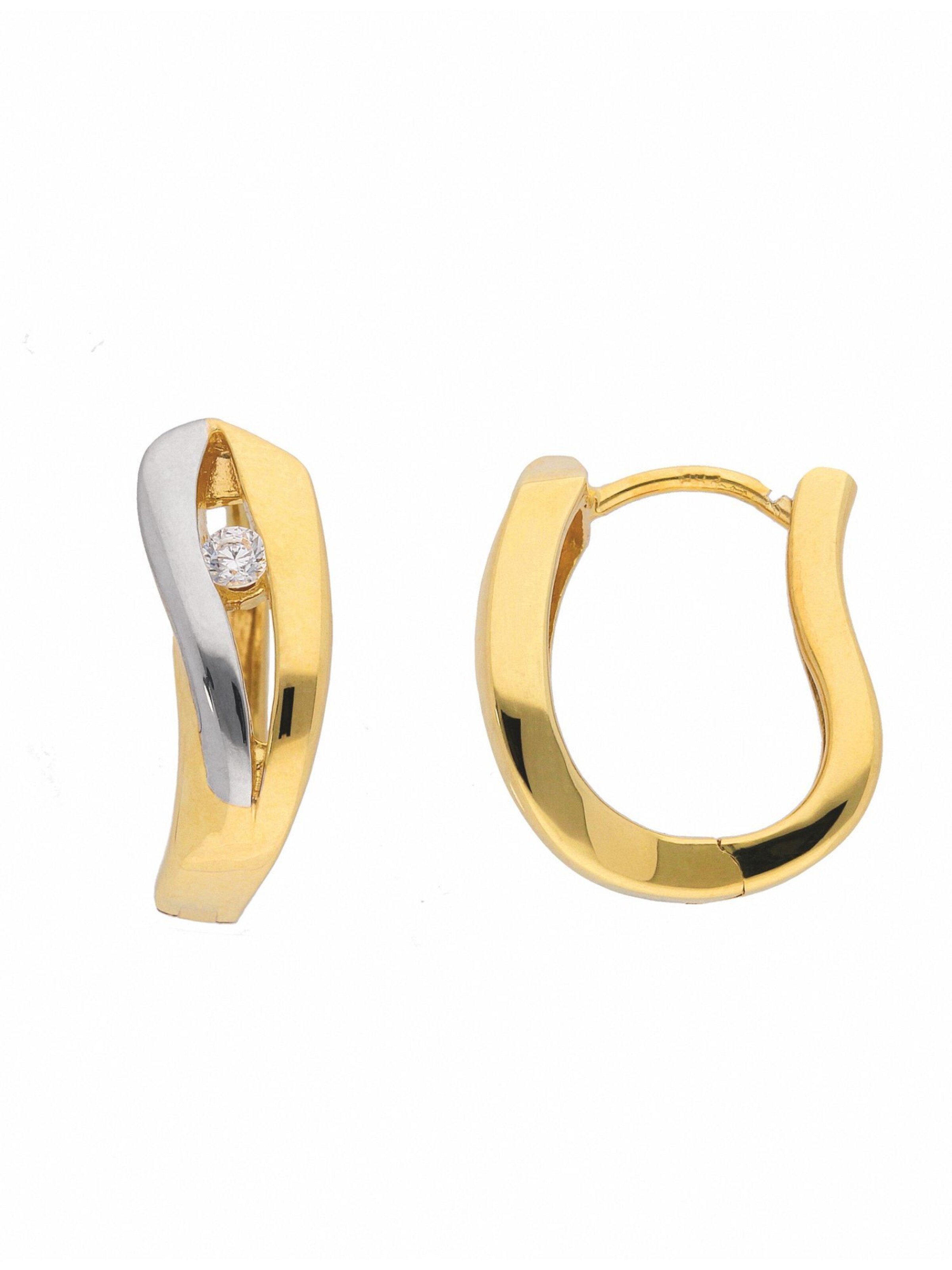 Adelia´s Creolen in Gold: Vorderseite