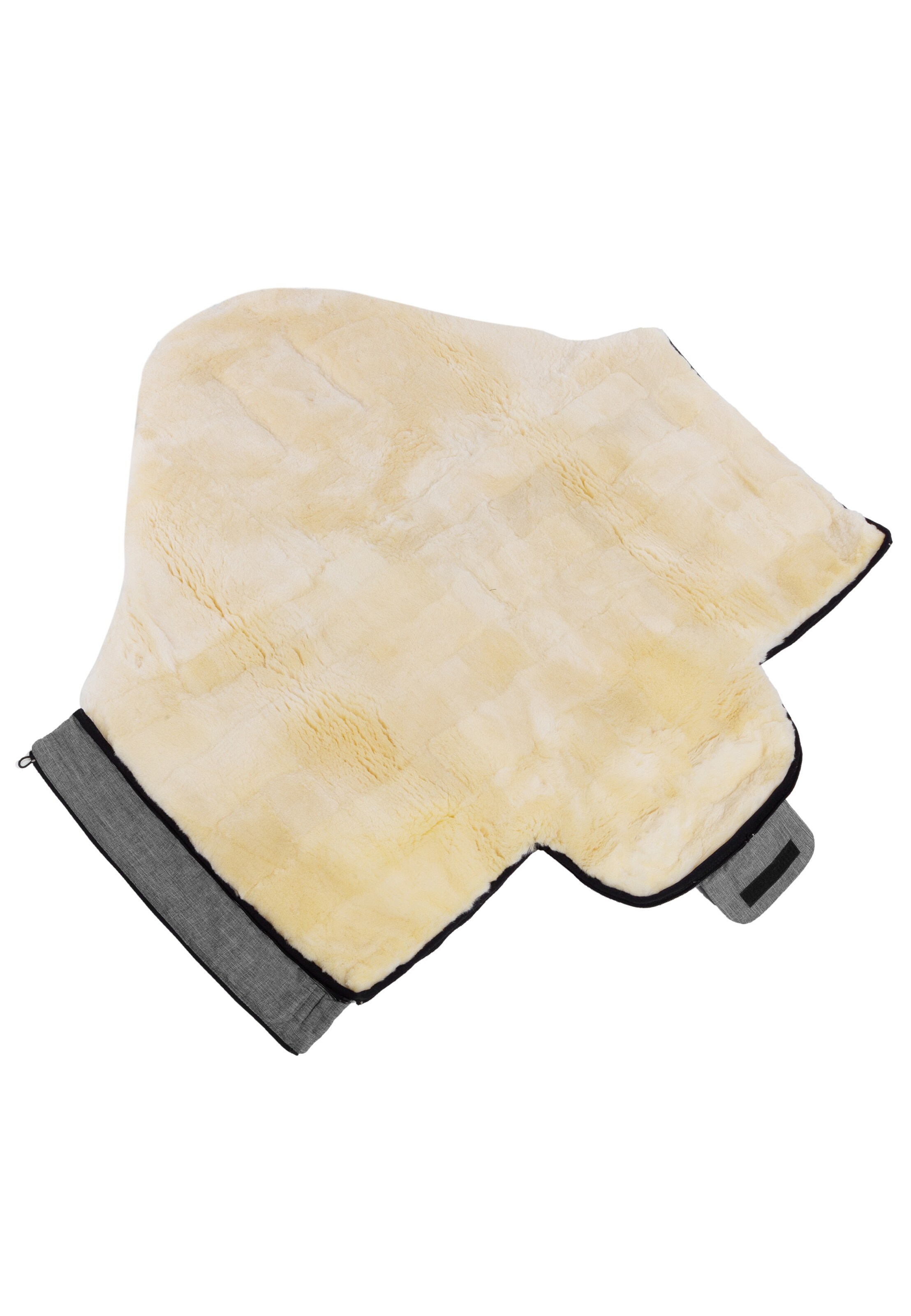 Werner Christ Baby Lammfellfußsack in Grau