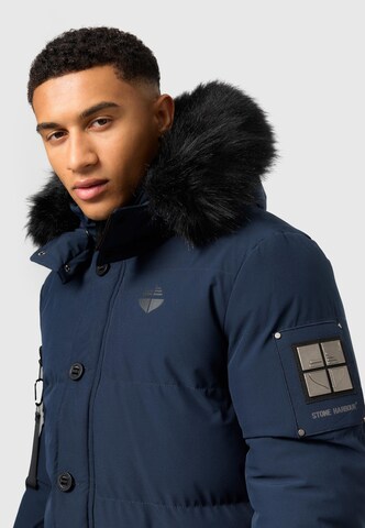 STONE HARBOUR Winterjacke 'Halvaar' in Blau