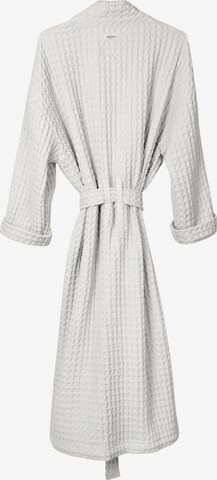 The Organic Company Long Bathrobe 'Big Waffle' in White