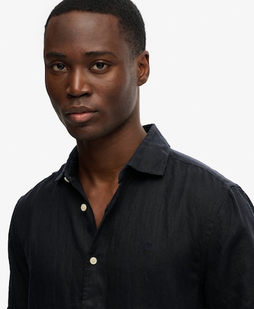 Fit confort Chemise 'Riviera' Superdry & Co en bleu