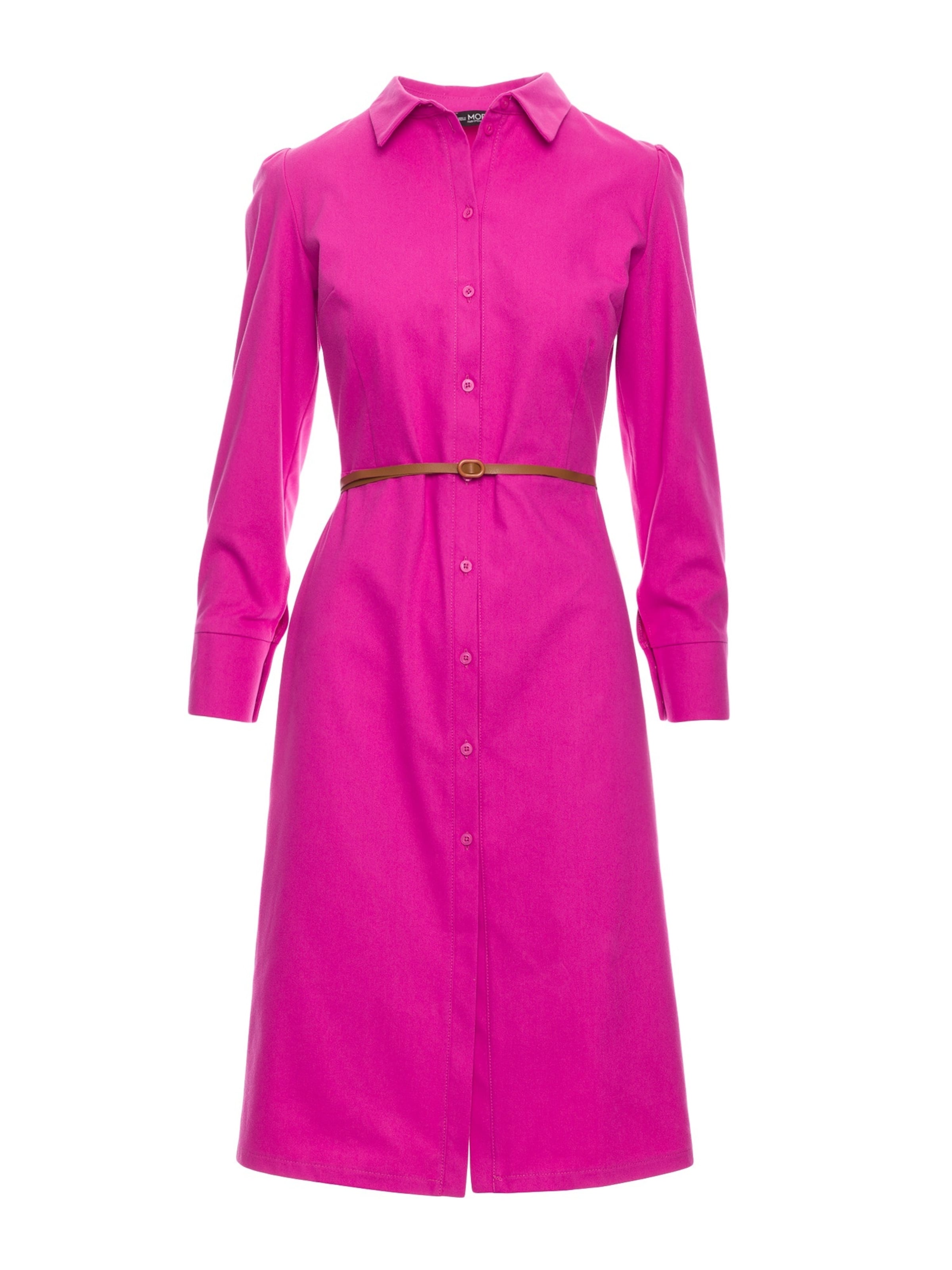 Rochie tip bluză de la made of emotion pe roz: față