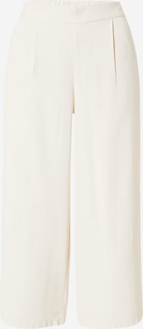 ONLY - Pantalón plisado en beige: frente