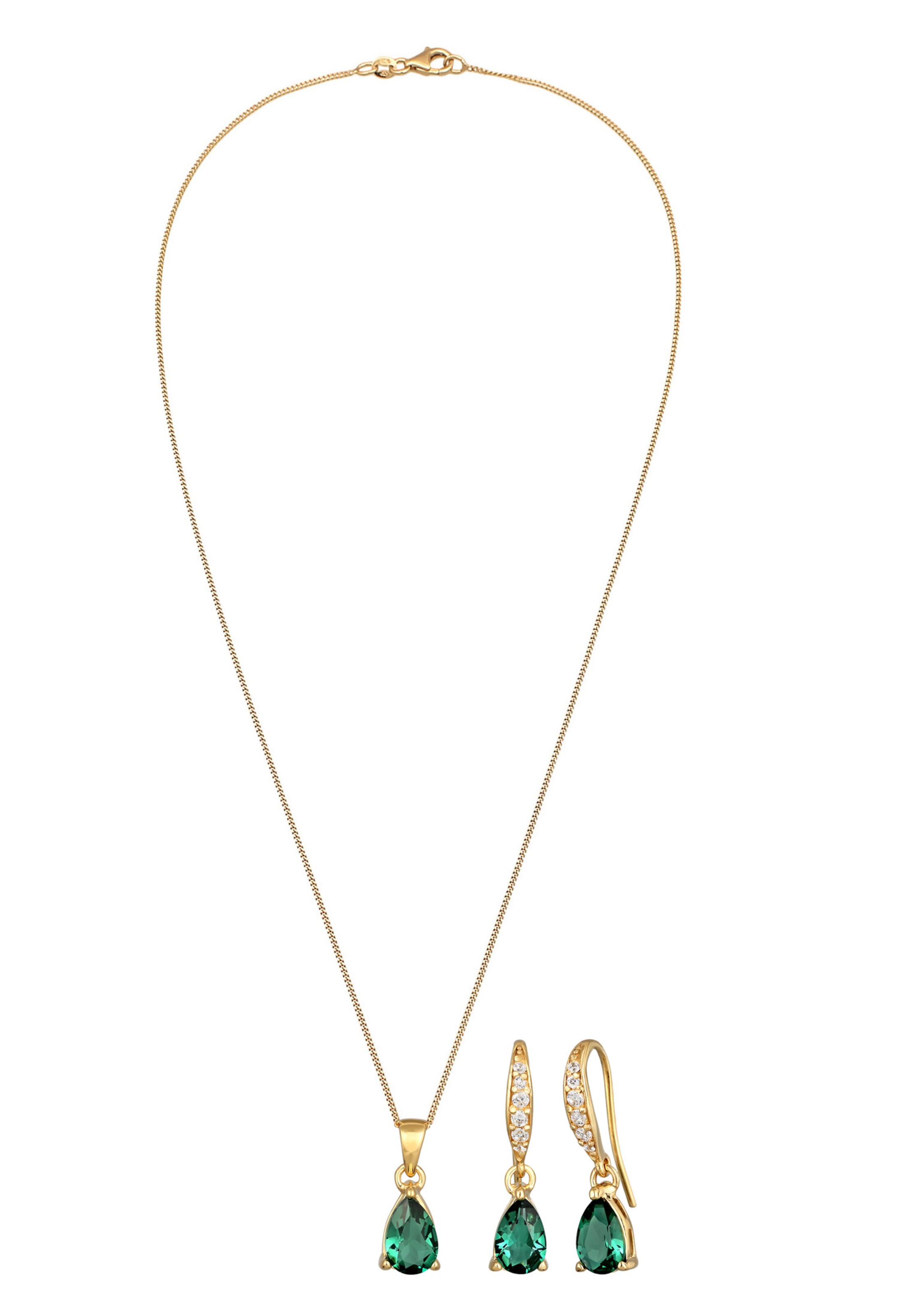 ELLI Schmuckset in Gold: Vorderseite