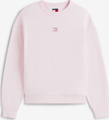 Tommy Jeans Суичър в розово: отпред