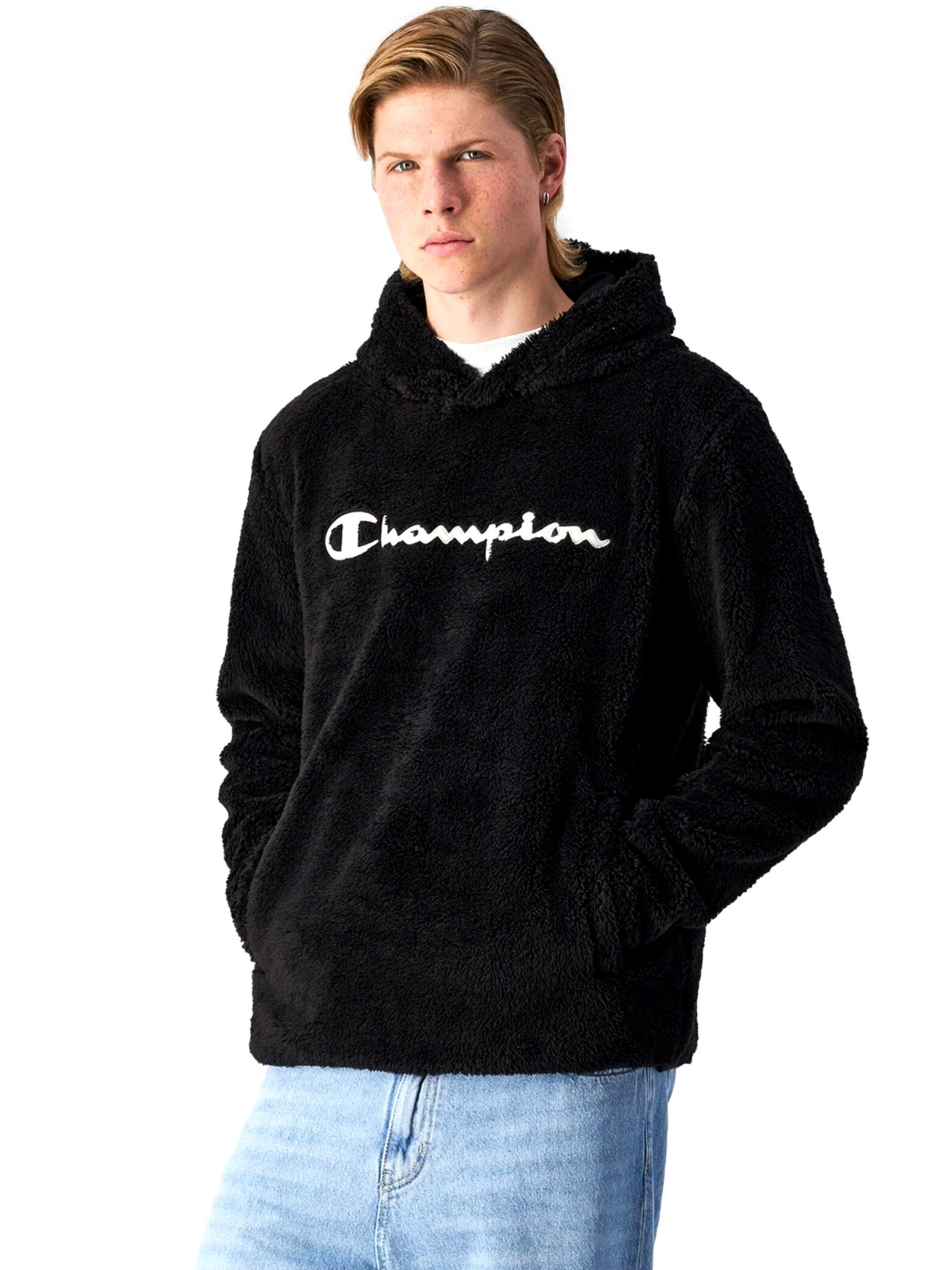 Champion Authentic Athletic Apparel Pullover i sort: forside