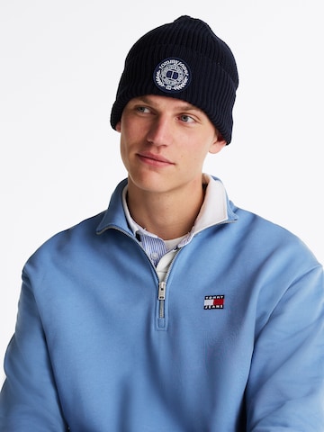 Tommy Jeans Mütze in Blau: Vorderseite