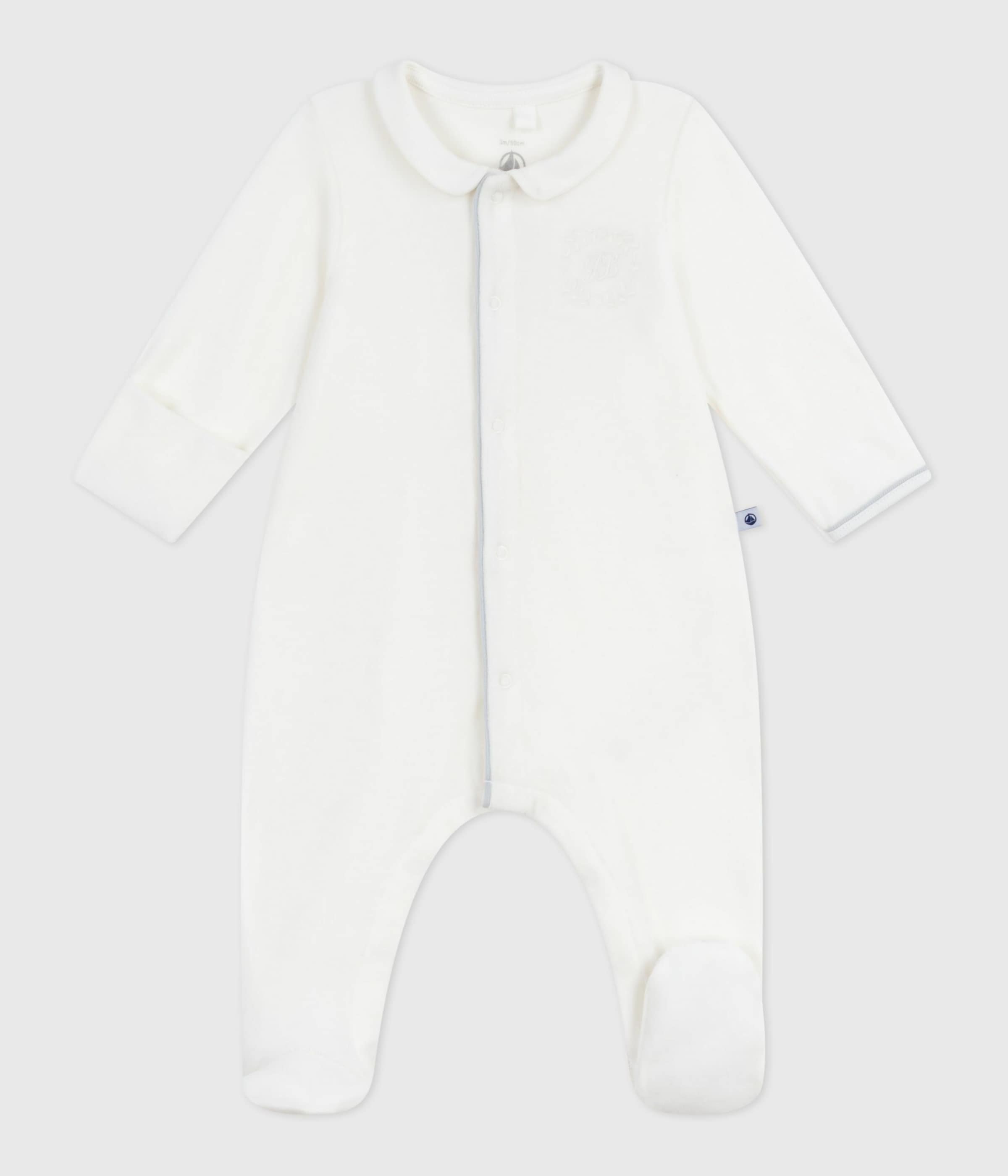 Tuta 'DORS BIEN' di PETIT BATEAU in beige: frontale