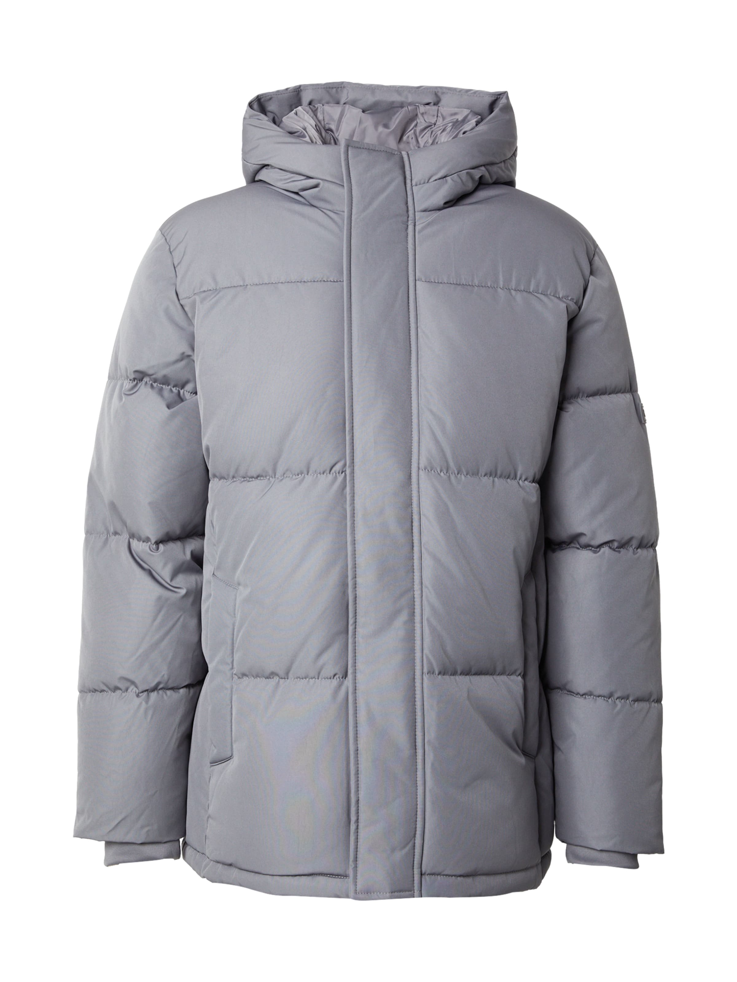 HOLLISTER Téli dzseki - szürke: elől