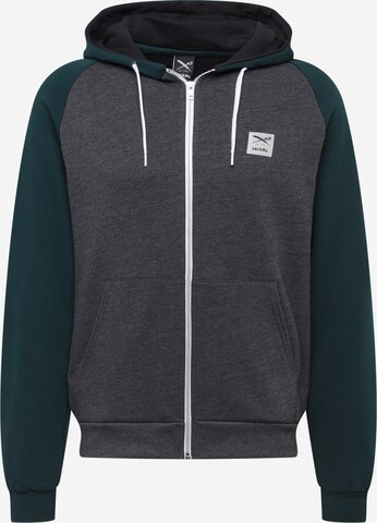 Iriedaily Sweatjacke 'De College' in Grau: predná strana