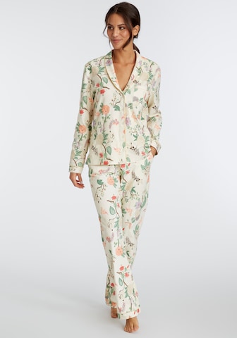 LASCANA Pajama in White: front