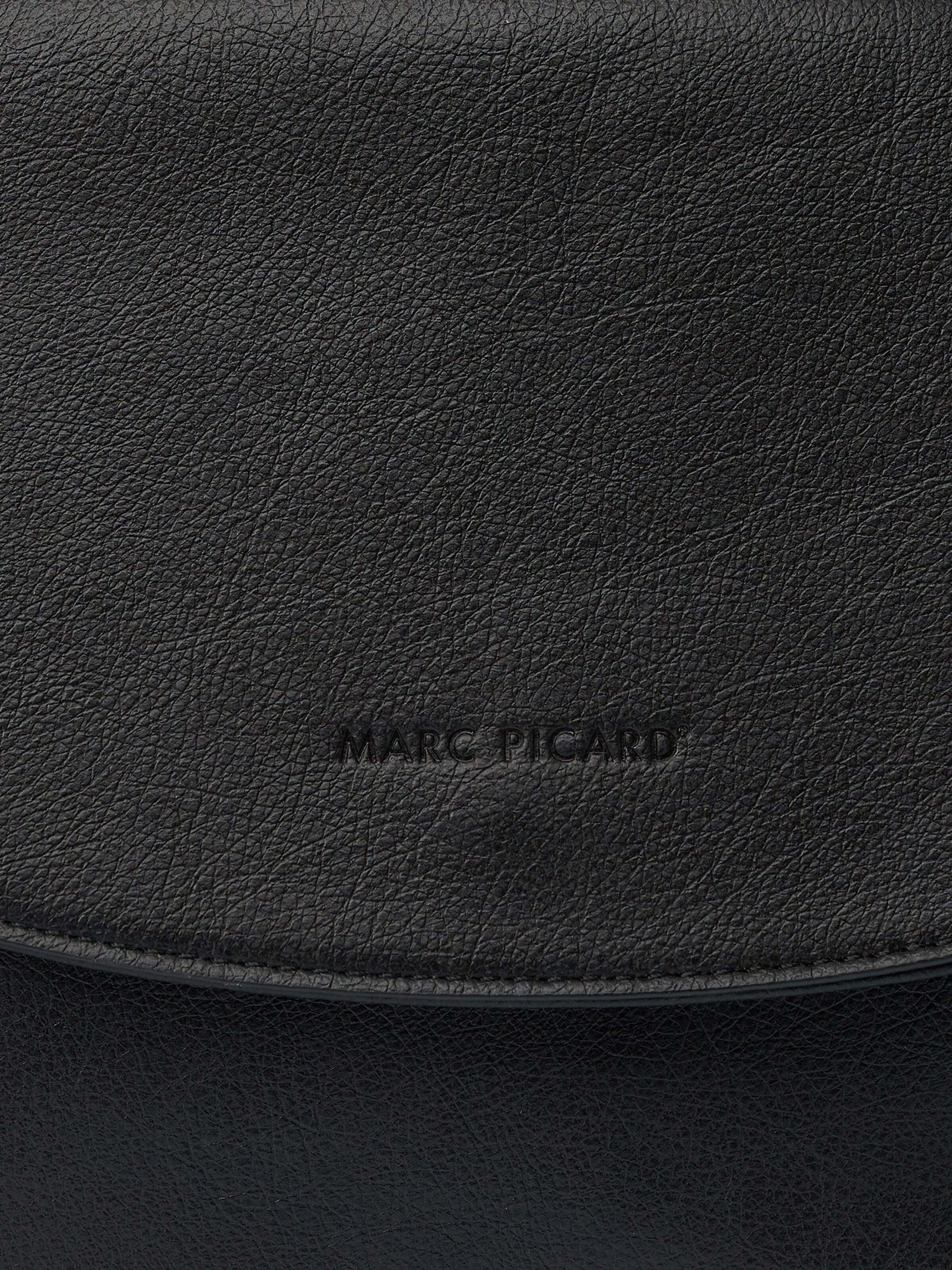 Frauen Taschen & Rucksäcke Marc Picard Tasche 'Shopper mit aufgesetzter Tasche' in Schwarz - PC66614