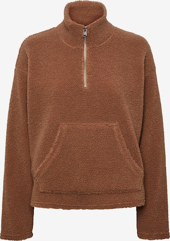 PIECES Sweatshirt 'Finnleigh' in Braun: predná strana