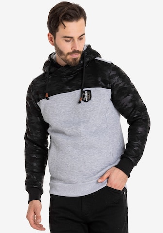 CIPO & BAXX Sweatshirt in Grau: predná strana