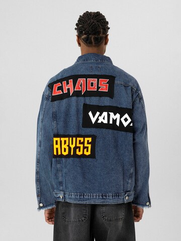 Dandalo Between-season jacket 'Davi' in Blue: front