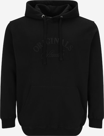 Jack & Jones Plus Collegepaita 'JORBLEECKER' värissä musta: etupuoli