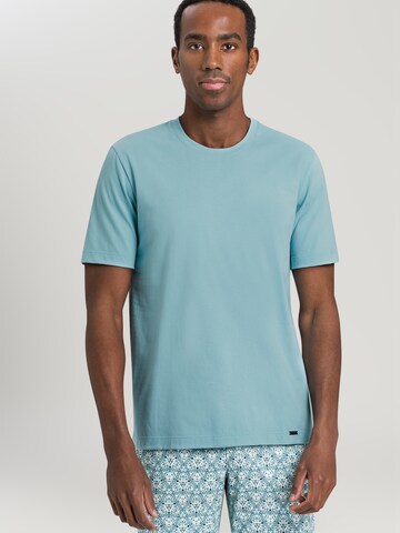 Hanro Shirt in Blauw: voorkant