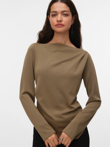 žalia VERO MODA Marškinėliai 'VMMILLE': priekis