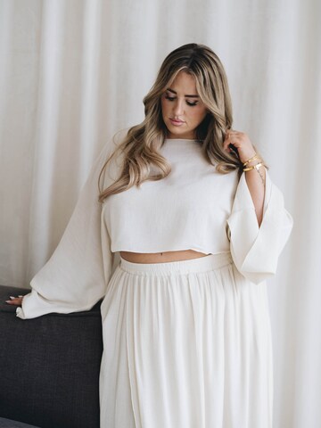 CITA MAASS - Falda 'Orelia' en beige