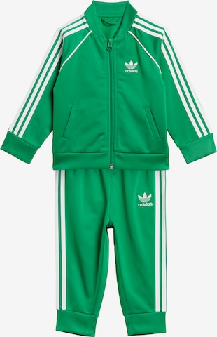 ADIDAS ORIGINALS Sweatsuit 'Adicolor' in Green: front