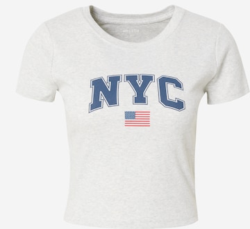 HOLLISTER Футболка в Серый: спереди