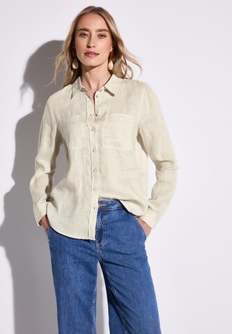 STREET ONE Bluse in Beige: Vorderseite
