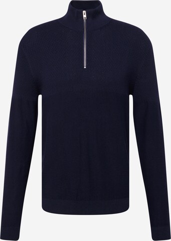 JACK & JONES Trui 'DALLAS' in Blauw: voorkant