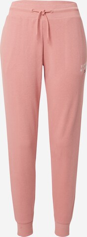 Effilé Pantalon Tommy Hilfiger Underwear en rose : devant