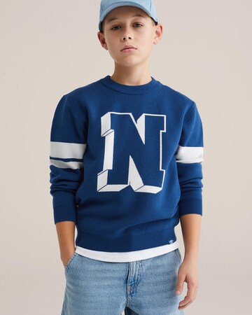 WE Fashion Sweter w kolorze niebieski: przód