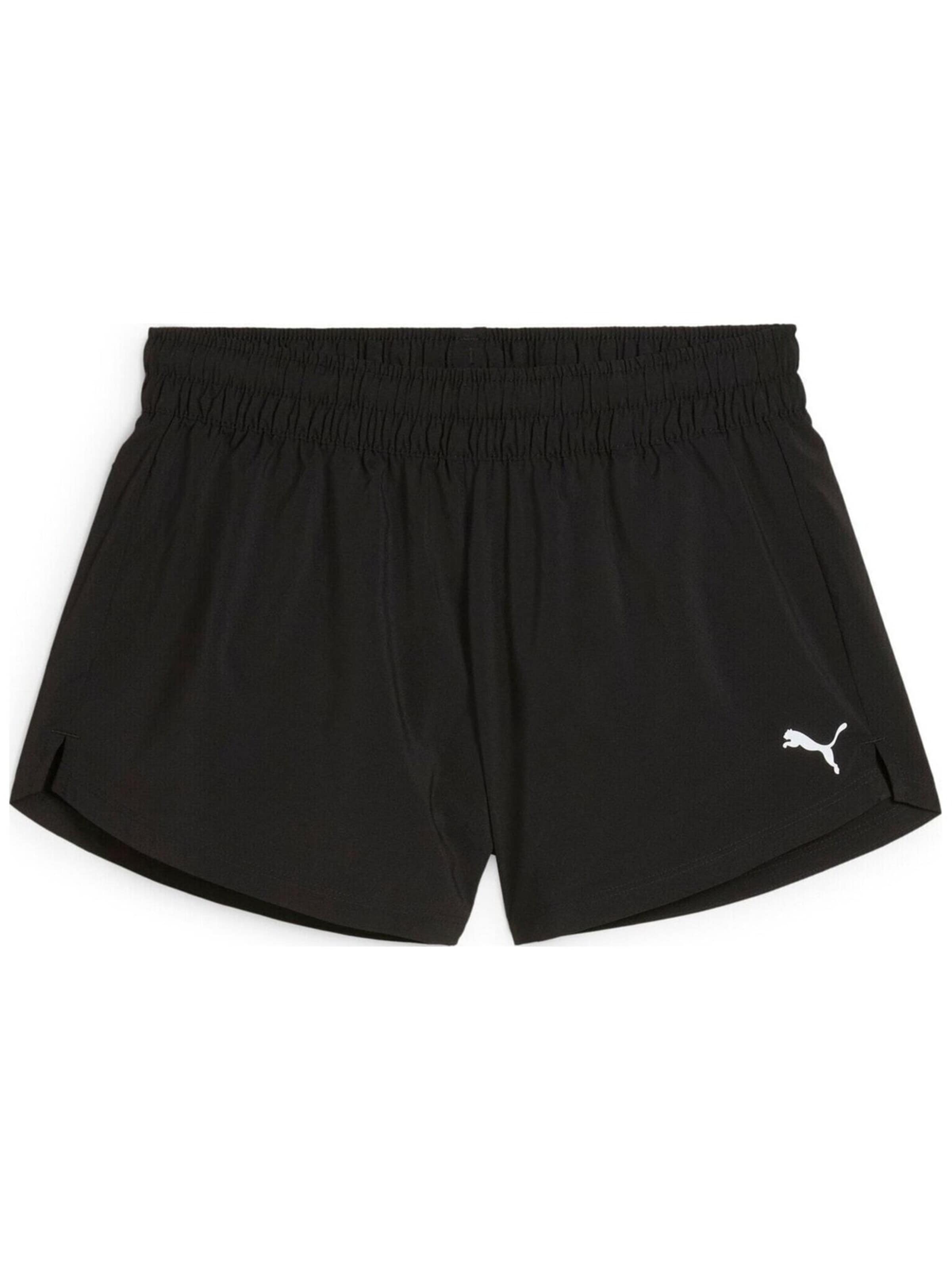 PUMA - regular Pantalón deportivo 'Puma W Tad Essential 3 Woven Short' en negro: frente