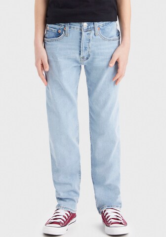 Levi's Kids - regular Vaquero '501' en azul: frente