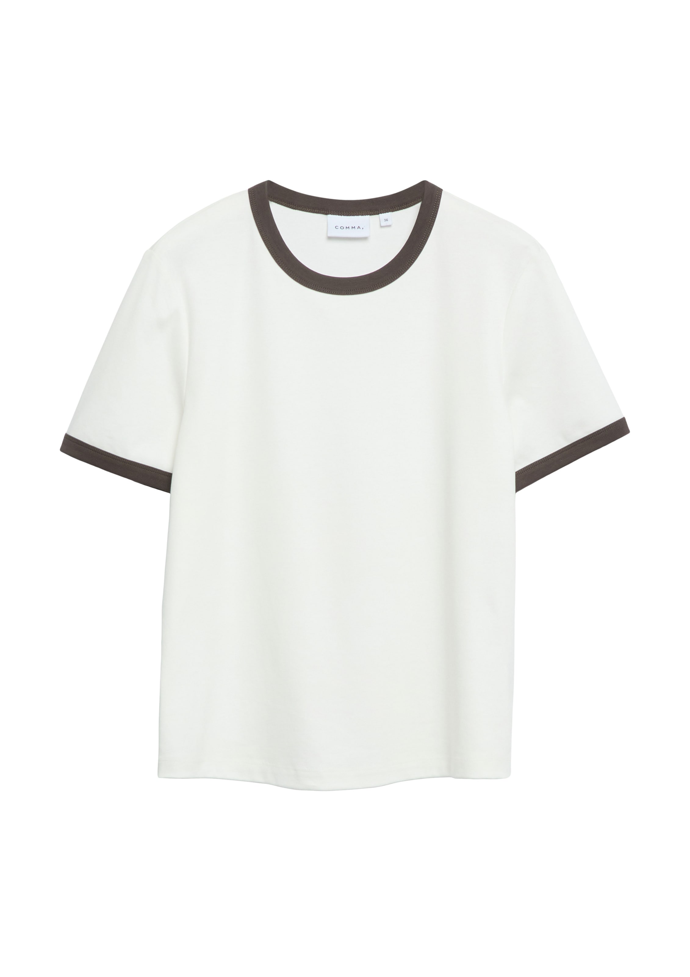 COMMA Shirt in White: front