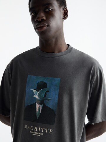 Pull&Bear T-Shirt in Grau