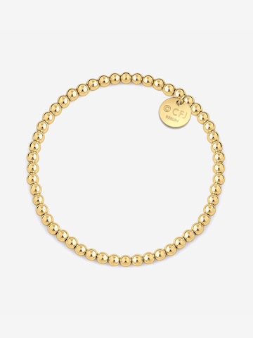 CLASSYANDFABULOUS Jewelry Armband 'CLASSYANDFABULOUS Beaded' in Gold: Vorderseite