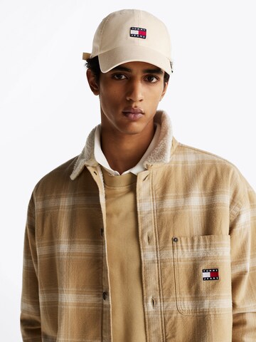 Casquette 'Heritage' Tommy Jeans en beige : devant