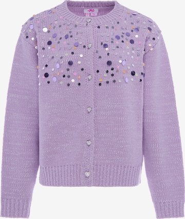 MYMO - Casaco de malha 'Young Fashion' em roxo: frente