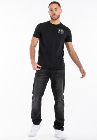 T-Shirt 'PUNKASS TEE' Tapout en noir