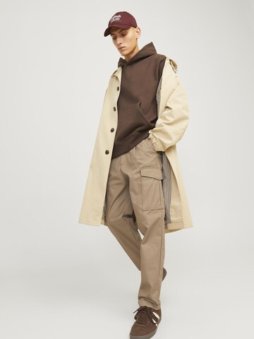 JACK & JONES Loosefit Cargobroek in Bruin