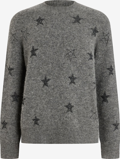 AllSaints Pullover 'ODYSSEY' in graumeliert / schwarz, Produktansicht