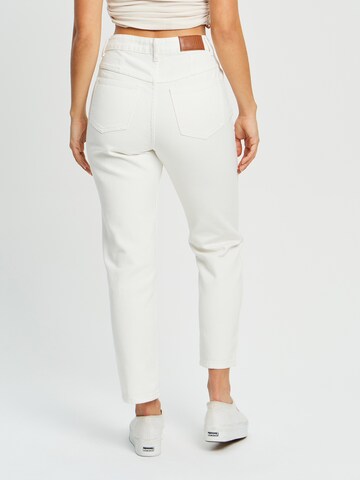 Calli Regular Jeans 'LUNA' in Wit: terug