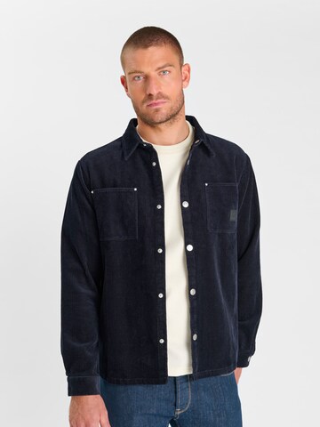 Fit confort Chemise 'Mage' Le Temps Des Cerises en bleu : devant