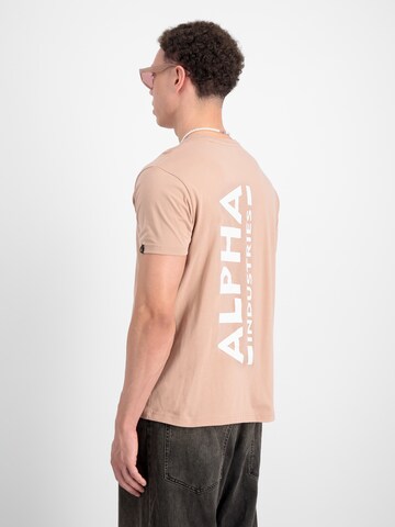 bēšs ALPHA INDUSTRIES T-Krekls