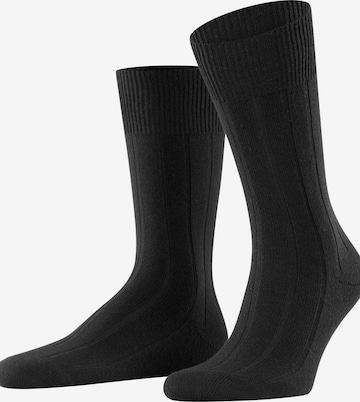 FALKE Socken 'Lhasa' in Schwarz: Vorderseite