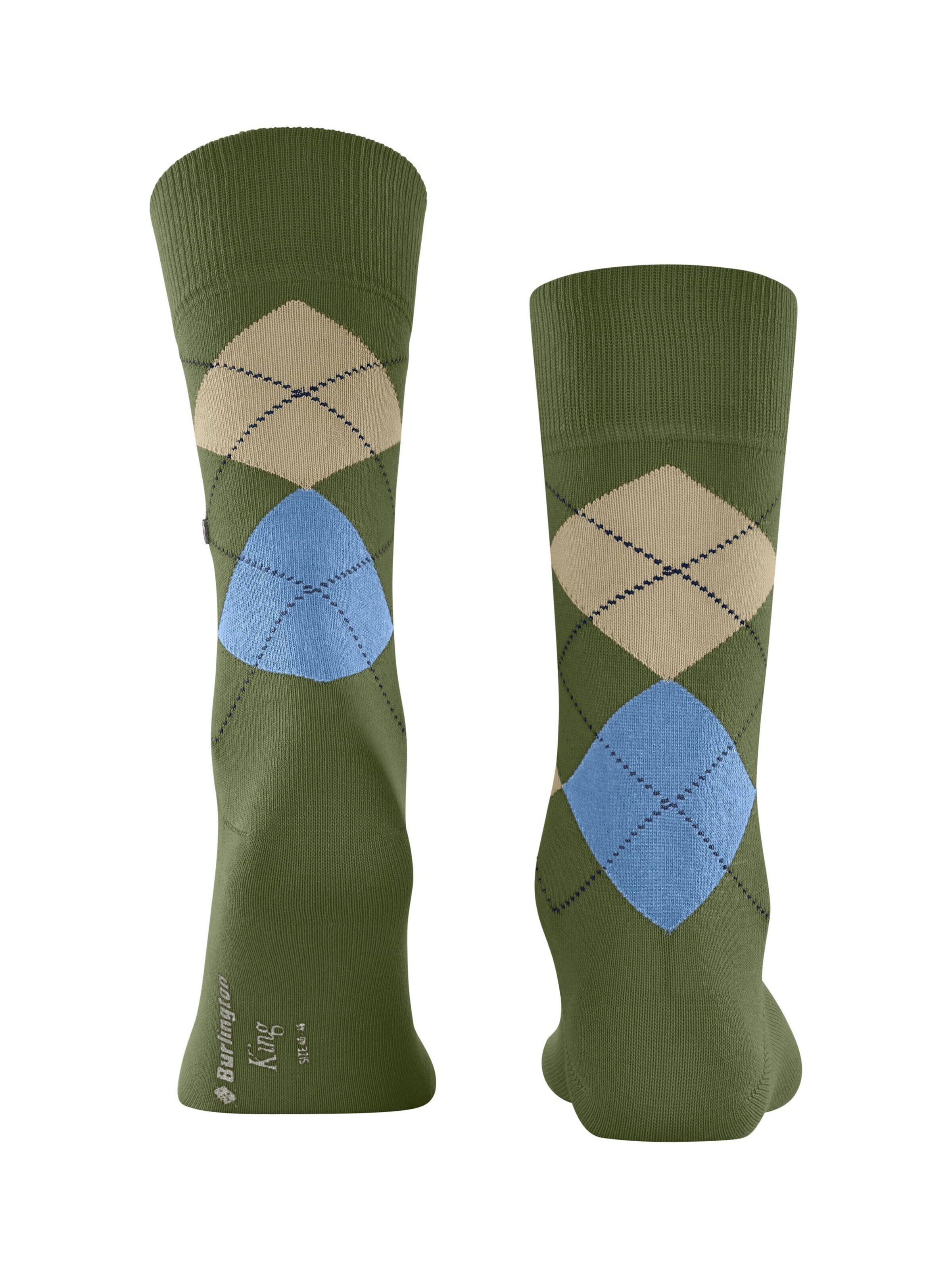 BURLINGTON Socks 'King' in Green