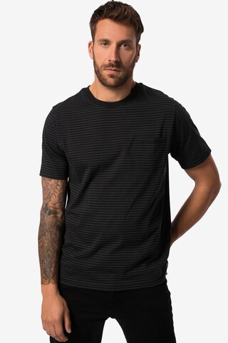 JP1880 Shirt in Zwart: voorkant