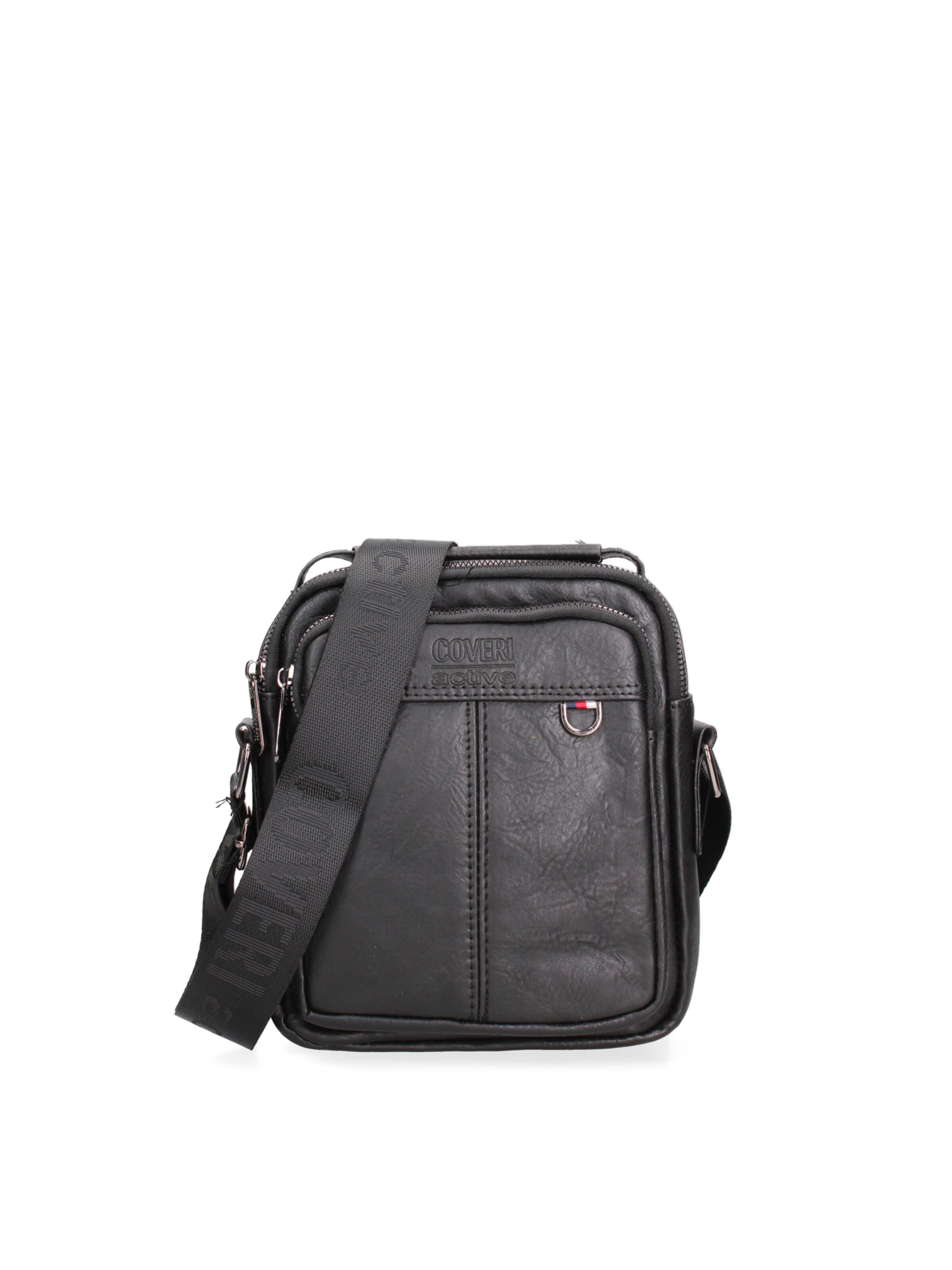 Borsa a tracolla di Coveri Collection in nero: frontale