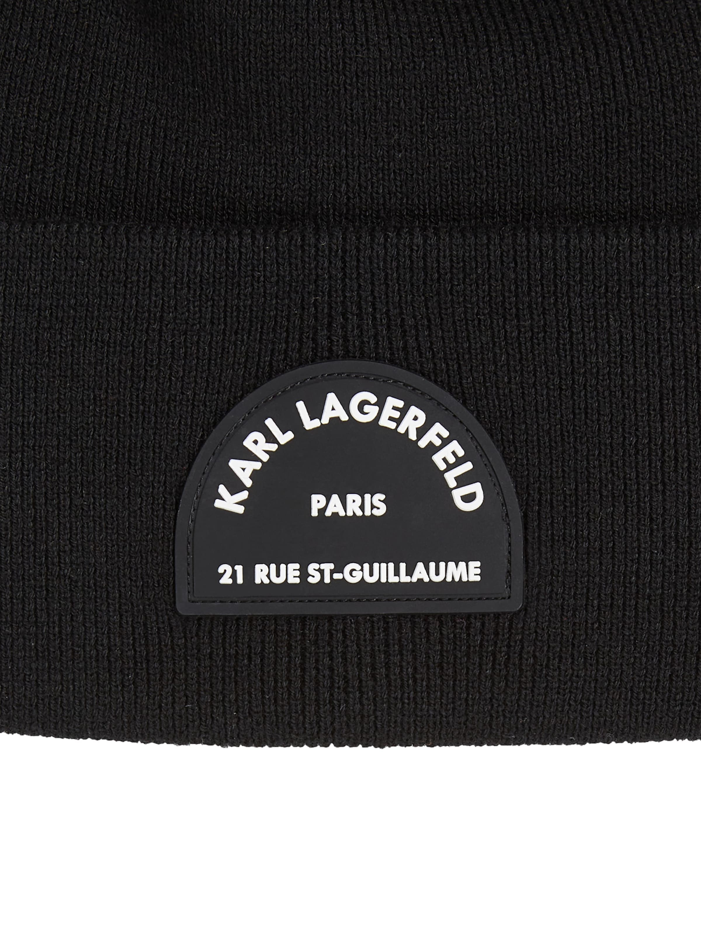 Bonnet Karl Lagerfeld en noir